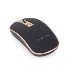 Mouse Gembird, Wireless, 1600DPI, Auriu/Negru