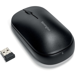 Mouse Kensington SureTrack, conexiune wireless sau bluetooth, dimensiune medie, Negru