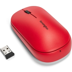 Mouse Kensington SureTrack, conexiune wireless sau bluetooth, dimensiune medie, Rosu