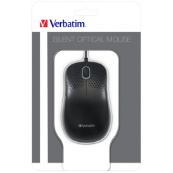 Mouse Optic Verbatim Silent, USB, Black