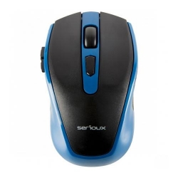 Mouse Optic Serioux Pastel 600, USB Wireless, Blue