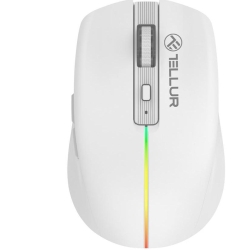 Mouse wireless Tellur, Silent Click, Alb