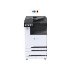 Multifunctional laser color Lexmark CX943adxse, Imprimare/Copiere/Scanare/fax, A3, Grup de lucru mare,Ecran tactil color Lexmark din  clasa e-Task de 10 inchi (25 cm),Alimentator multifuncţional de 100 de coli, 2 x 520-Sheet Tray, 2000-Sheet Tandem Tray/C