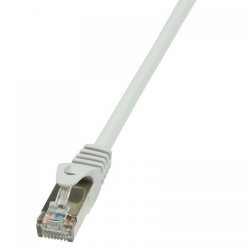 Patch cord Logilink CP1032D, S/FTP, Cat.5e, 1 m, Grey