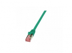 Patchcord Logilink, Cat6, S/FTP, 0.5m, Green