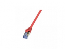Patchcord Logilink, Cat6A, S/FTP, 0.5, Red