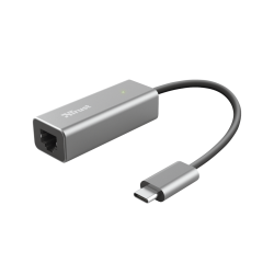 Placa de retea Trust Dalyx, USB-C, Grey