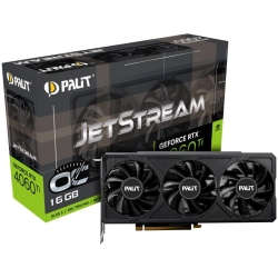 Placa video PALIT GeForce RTX® 4060 Ti JetStream OC, 16GB GDDR6, 128-bit DLSS 3.0