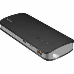 Baterie portabila Trust Omni Ultra Fast, 10000mAh, 1x USB, 1x USB-C, Black
