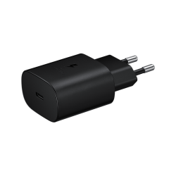 Samsung 25W Travel Adapter, Fast Charging, (without cable) 1xUSB Type-C Black (bulk)