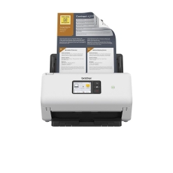 Scanner de documente pentru birou, Brother, ADS-4500W, Alb
