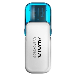 Stick memorie ADATA UV240, 64GB, USB 2.0, White-Blue