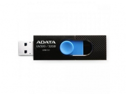 Stick Memorie AData UV320 32GB, USB 3.1, Black-Blue
