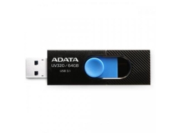 Stick Memorie AData UV320 64GB, USB 3.1, Black-Blue