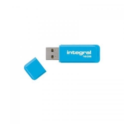 Stick memorie Integral Neon 16GB, USB 2.0, Blue