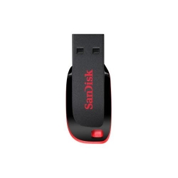 Stick Memorie SanDisk Cruzer Blade 16GB, USB2.0, Black/Red