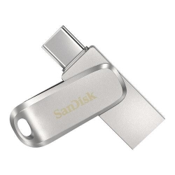 Stick memorie SanDisk Ultra Luxe Dual Drive 256GB, USB3.0/USB-C, Silver