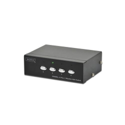 Switch Digitus DS-45100-1, 4x VGA, Black