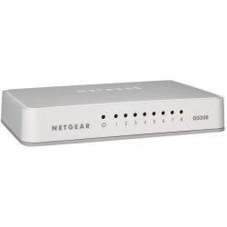 Switch Netgear GS208, 8 Porturi