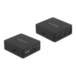 Switch S/PDIF Toslink 3 porturi cu telecomanda si alimentare USB, Delock 63395