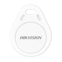 Tag mifare Hikvision DS-PT-M1, material PVC, ABS, dimensiuni: 41x32x3.5mm, culoare alba.