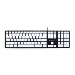 Tastatura Gembird KB-MCH-02-BKW, USB, Black-White