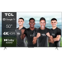 Televizor TCL LED 50P638, 126 cm, Smart Google TV, 4K Ultra HD, Clasa