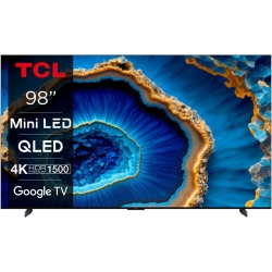 Televizor TCL MiniLed 98C805, 248 cm, Smart Google TV, 4K Ultra HD, 100hz, Clasa G (Model 2023)