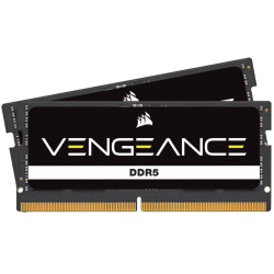 Memorie Corsair Vengeance CMSX32GX5M2A5600C48, SODIMM, DDR5, 32GB (2x16GB), 5600 MHz, C48, 1.4V, Negru