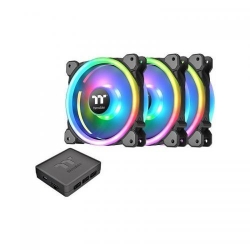 Ventilator Thermaltake Riing Trio 12 RGB 3 Fan Pack, 120mm