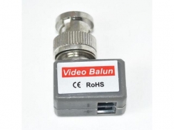 Video balun pentru transmisie semnal video prin cablu UTP, FTP torsadat, pentru CCTV BALUN-90-BU